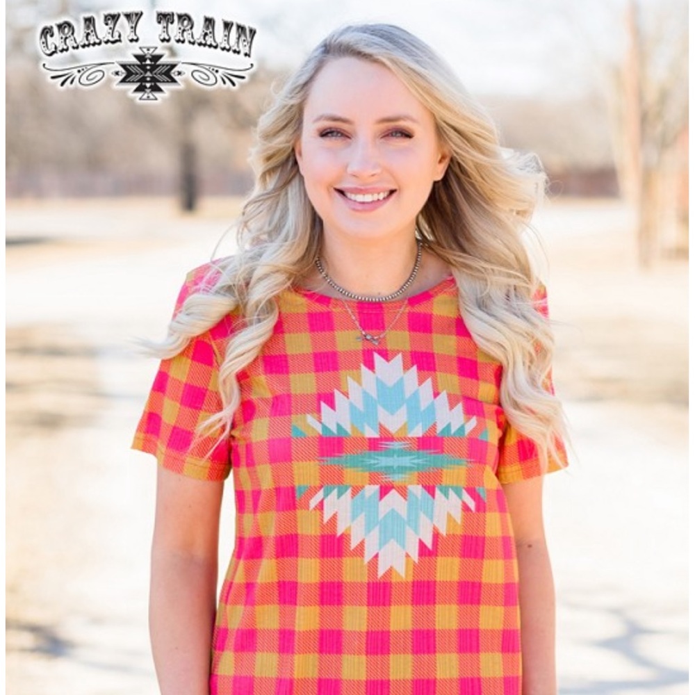 Crazy Train Groovy Bloom Tee